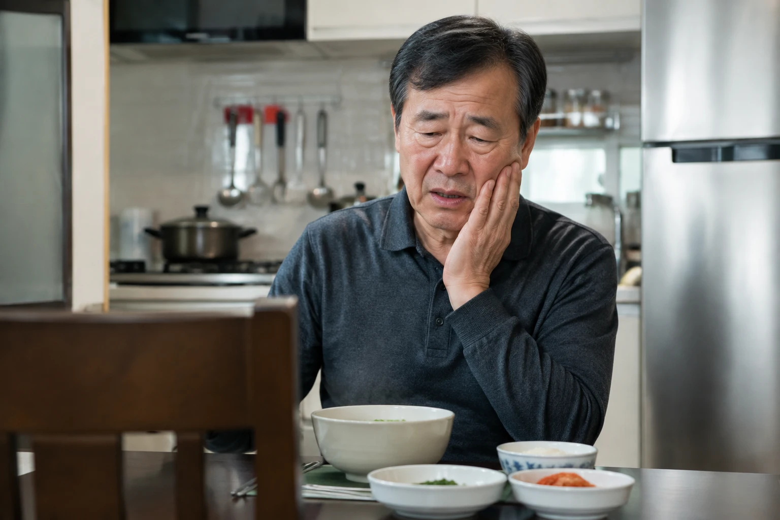 임플란트 부작용 상태를 설명하는 참고 이미지